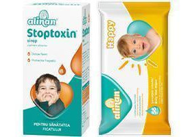 Alinan Stoptoxin sirop +1an 150mlAlinan Happy Baby serv. umede N56 Cadou