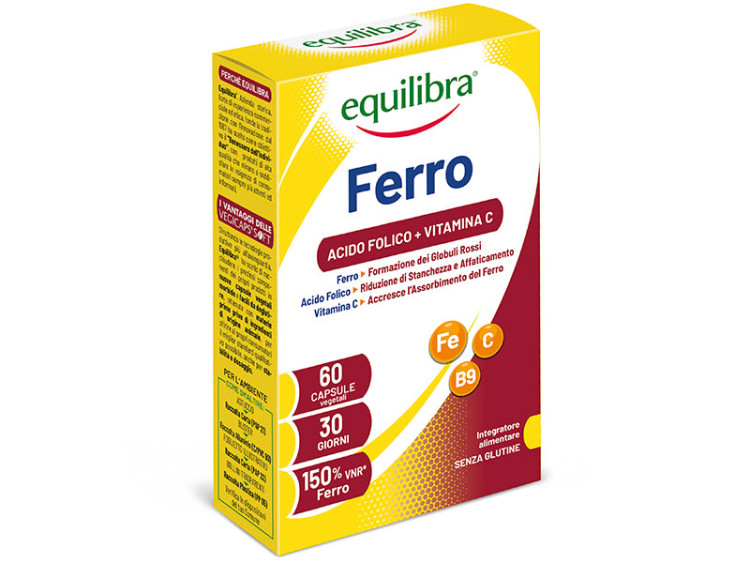 Equilibra Ferro Acido folico + Vit.C caps - poza produsului