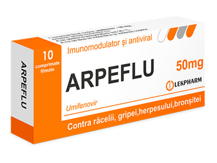 Arpeflu 50mg comp.film.(Arbidol) - poza produsului
