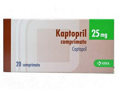 Captopril 25mg comp. - poza produsului
