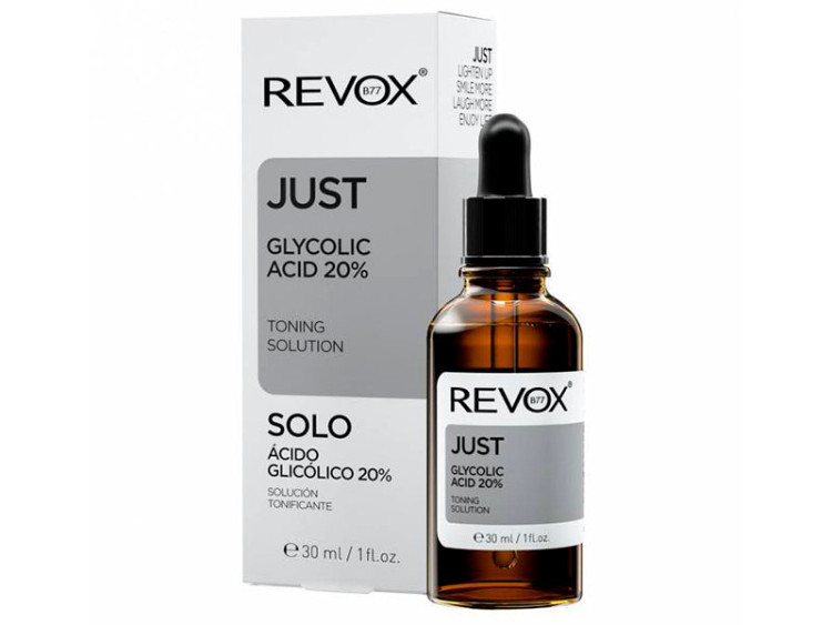 REVOX Just Glycolic Acid 20% Solutie tonifianta 30ml - poza produsului
