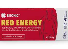 Bitonic Red Energy 9 Minerale caps.