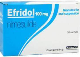 Efridol 100mg gran. susp.orala