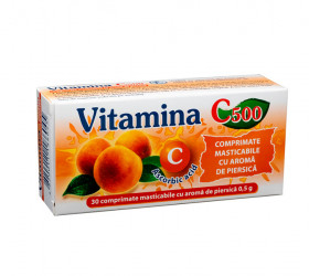 Vitamin C 500mg comp.mast. Portocala