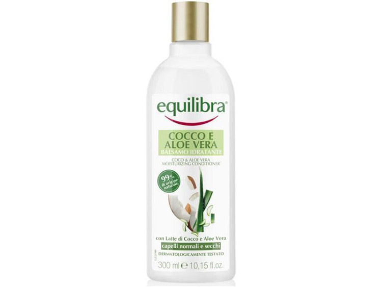 Equilibra Aloe si Cocos Balsam pu par normal si uscat 300ml - poza produsului