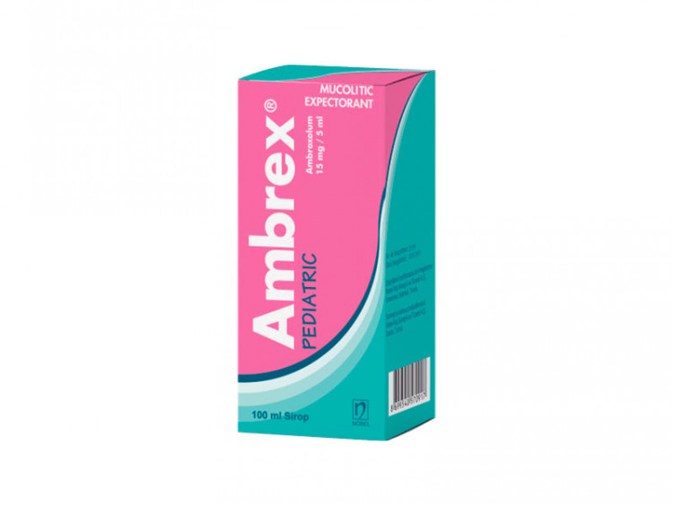 Ambrex Pediatric 15mg/5ml sirop 100ml - poza produsului