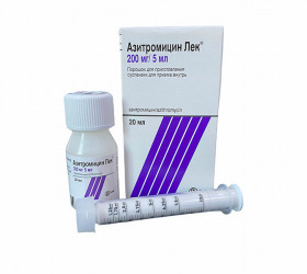 Azithromycin Lek 200mg/5ml pulb./susp.orala 20ml