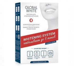 Global White sistem pu inalbirea dintilor 6% 15ml