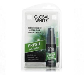 Global White Fresh spray respiratie proaspata 15ml