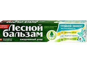 Lesnoi Balsam Pasta d. Efect triplu menta,coacaza 75ml