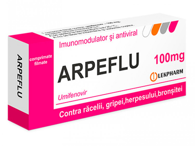 Arpeflu 100mg comp.film. - poza produsului