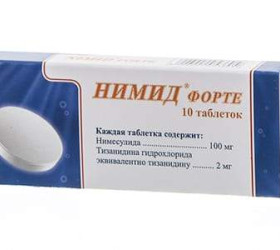 Nimid Forte 100mg+2mg comp.