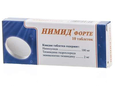 Nimid Forte 100mg+2mg comp. - poza produsului