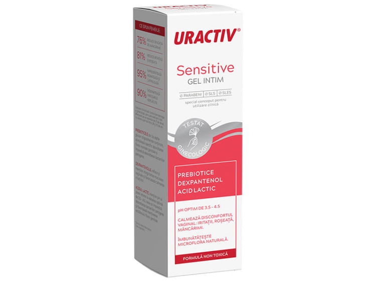 Uractiv Sensitive gel intim 200ml - poza produsului
