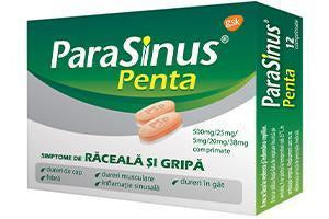 ParaSinus Penta 500mg+25mg+5mg+00mg+38mg comp. - poza produsului