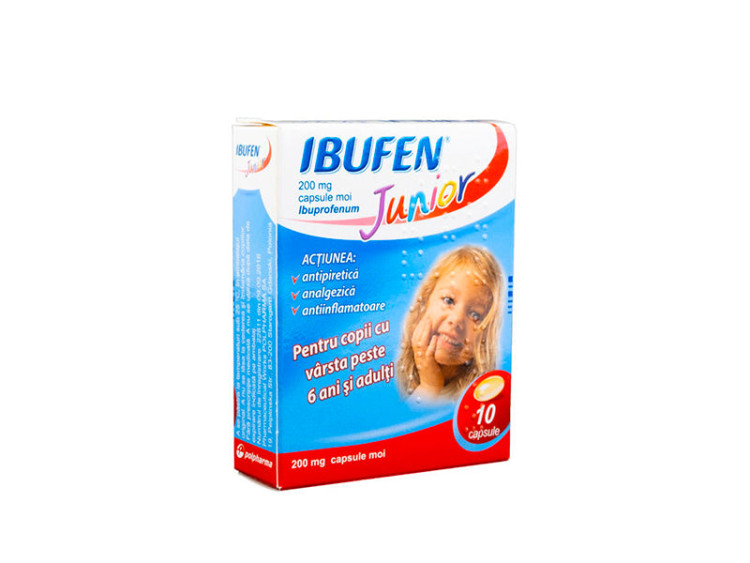 Ibufen Junior 200mg caps.moi - poza produsului