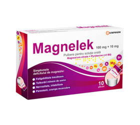 Magnelek 100mg/10mg pulb./sol.orala 3g