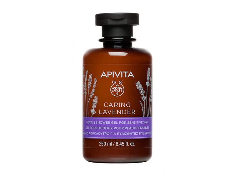 Apivita Gel de dus Caring Lavender sensitive 250ml - poza produsului