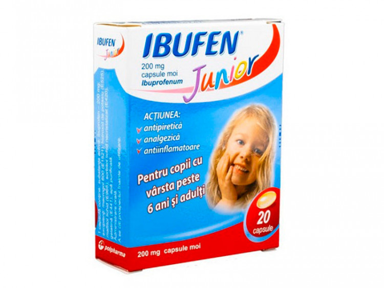Ibufen Junior 200mg caps.moi - poza produsului