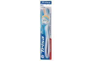 Trisa Periuta de dinti Extra Pro Clean, MEDIUM 1+1 CADOU - poza produsului