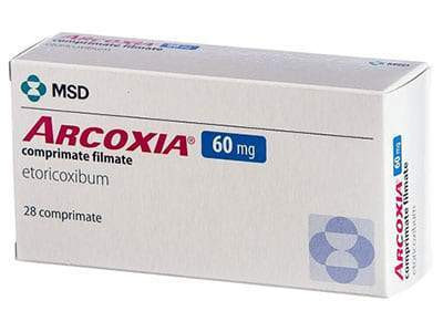 Arcoxia 60mg comp. film. - poza produsului