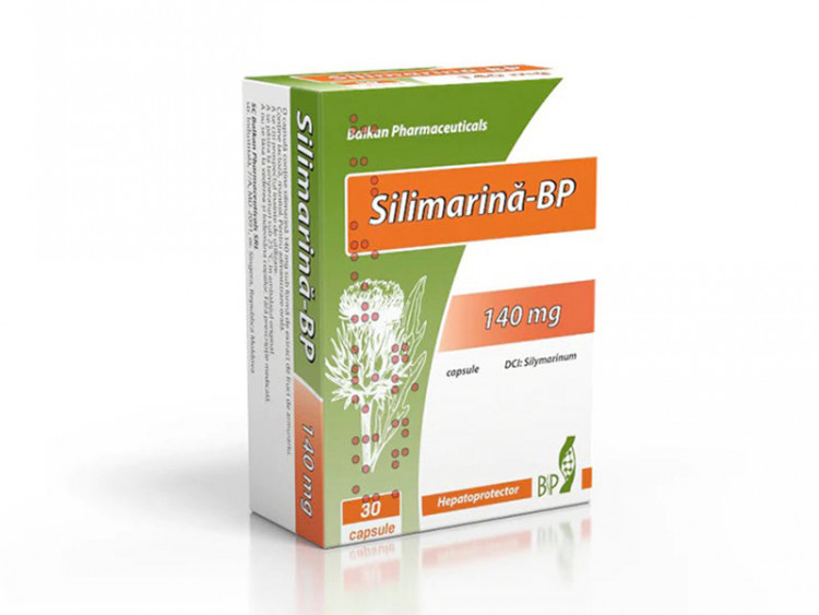 Silimarina-BP 140mg caps. - poza produsului