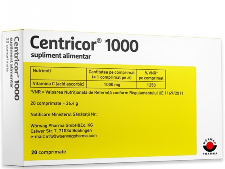 Centricor 1000mg comp. - poza produsului