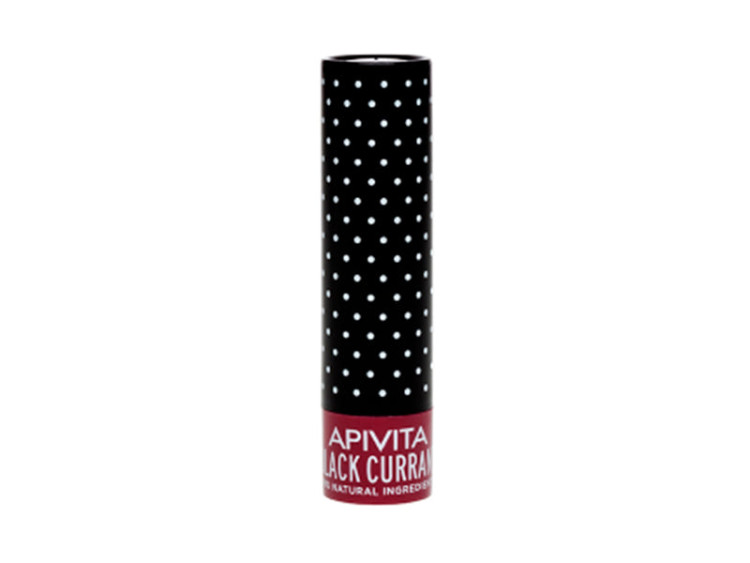 Apivita Balsam de buze Black Currant Tinted Colore 4.4g - poza produsului