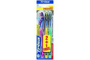 Trisa Periuta de dinti FlexibleHead, MEDIUM 2+1 CADOU - poza produsului