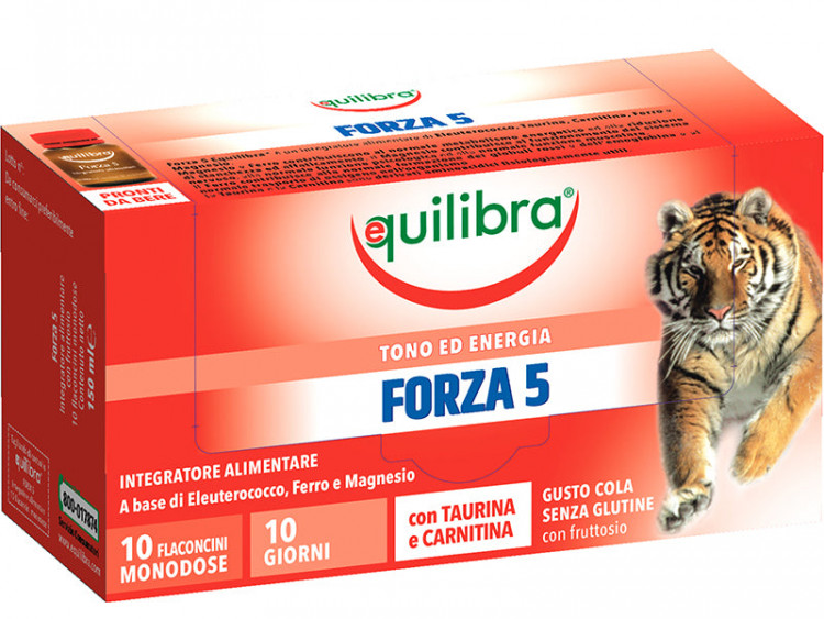 Equilibra Forza 5 flacon(L-Carnitin, L-Taurin) - poza produsului