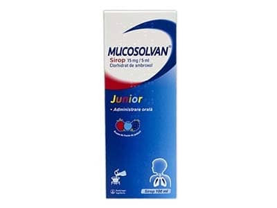 Mucosolvan Junior 15mg/5ml sirop 100ml - poza produsului