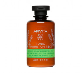 Apivita Gel de dus Mountain Tea cu uleiuri esentiale 250ml