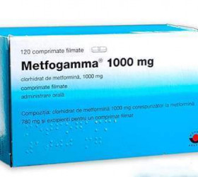 Metfogamma 1000mg comp. film.