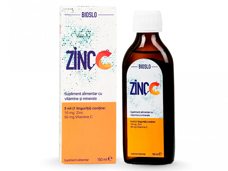 Bioslo Zinc-C sirop 150 ml - poza produsului