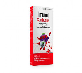 Imunol sambucus (sambucus nigra vitC extract din seminte de struguri_Zn) sirop 150ml