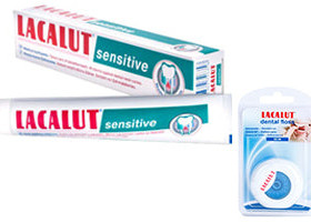 Lacalut Pasta d. Sensitive 75ml+Ata dentara