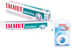 Lacalut Pasta d. Sensitive 75ml+Ata dentara - poza produsului