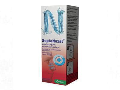 SeptaNazal 1mg+50mg/ml spray naz.,sol.10ml - poza produsului