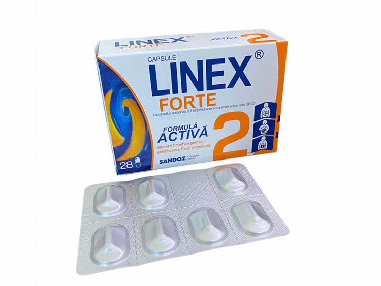 Linex forte caps. - poza produsului