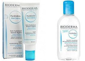 Bioderma Hydrabio gel-crema 40ml+ Hydrabio H2O 250ml Cadou