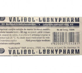 Validol-Lubnypharm 60mg comp.