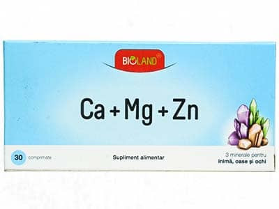 Bioland Calciu Magneziu Zinc comp. - poza produsului