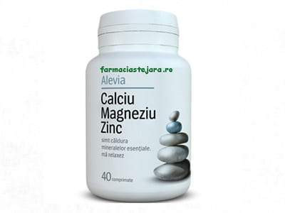 Alevia Calciu, Magneziu, Zinc caps. - poza produsului