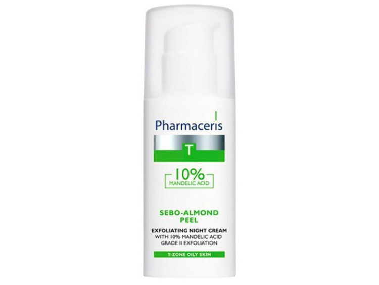 Pharmaceris T Crema peeling de noapte, gradul II de exfoliere 10% acid mandelic Sebo-Almond Peel 10%50ml E1428-13-03 - poza produsului