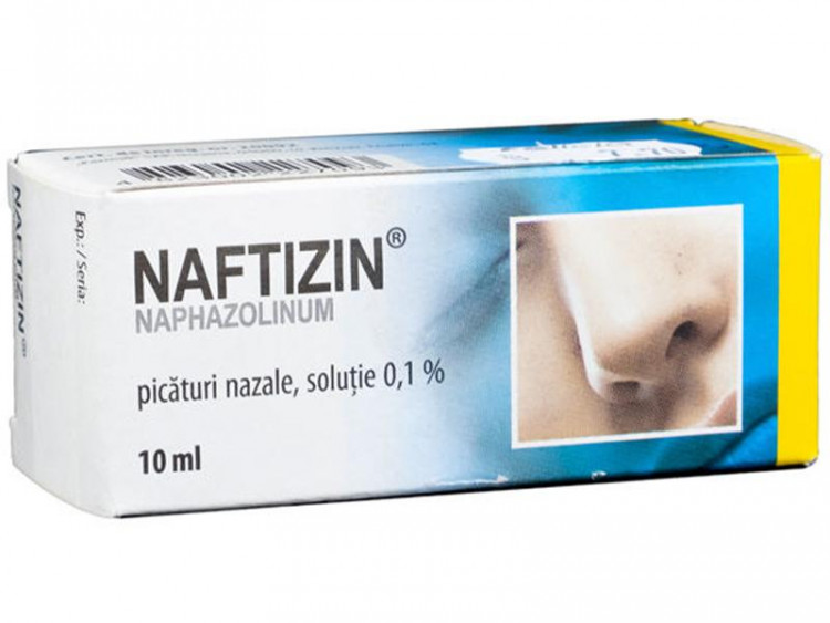 Naftizin 0.1% pic.naz. 10ml - poza produsului