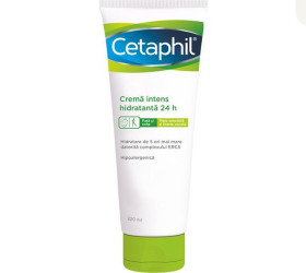 Cetaphil Crema Intens hidratanta 24h ten sensibil si foarte uscata 220ml