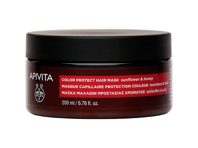 Apivita Masca de par Color Protect Hair sunflower & honey 200ml - poza produsului