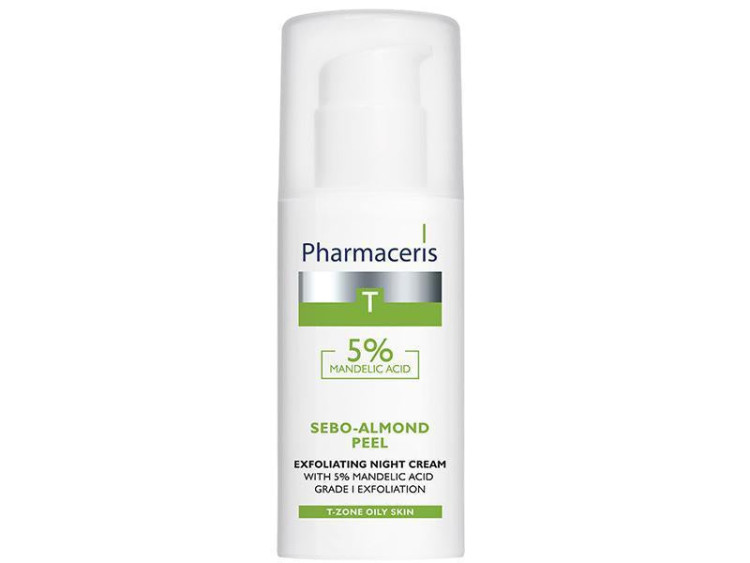 Pharmaceris T Crema peeling de nopte, gradul I de exfoliere 5% acid mandelic Sebo-Almond Peel 10%50ml E1428-13-03 - poza produsului