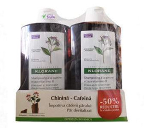 Klorane Sampon Quinine 400ml duo pack