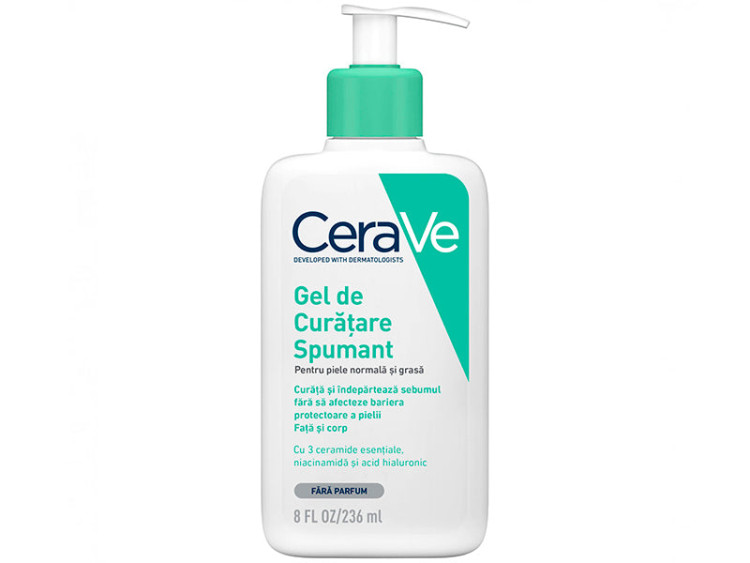 CeraVe Gel de curatare spumant piele normal-mixta 236ml - poza produsului